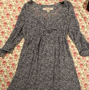 Floral cottagecore sheer dress